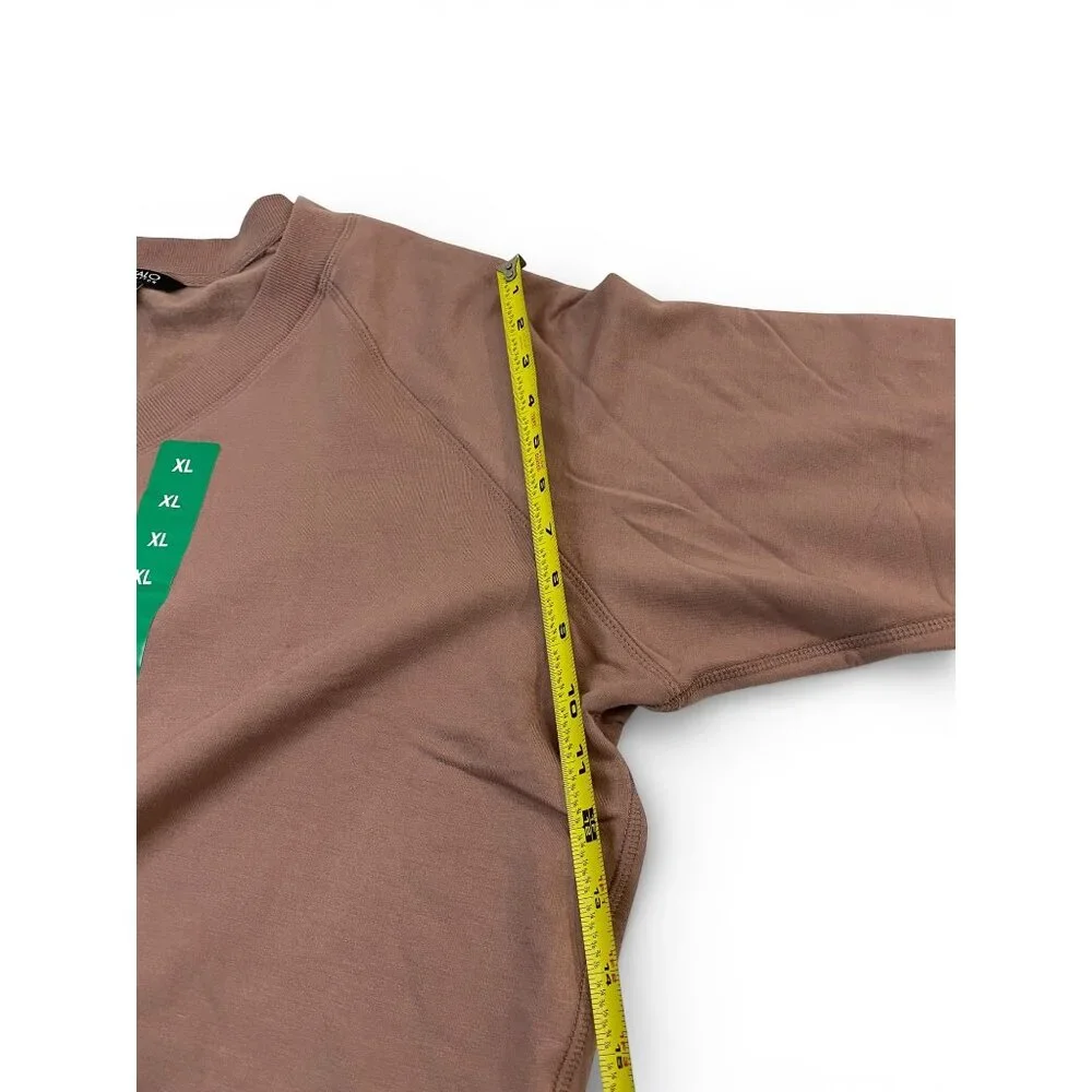 NWT Buffalo David Bitton Women Super Soft V-Neck Pullover Sweatshirt, T Rouse - Picture 10 of 11